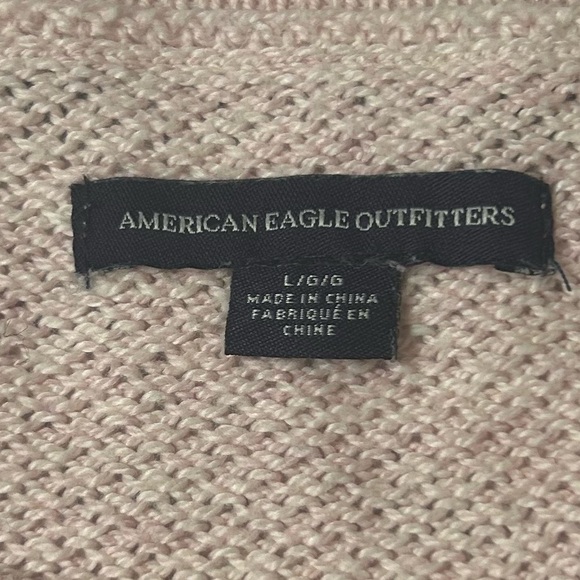 American Eagle Outfitters Pink Ombré Cable Knit Sweater. Lightweight for Fall! - Picture 2 of 8